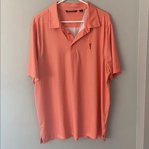 Cutter&buck Orange patterned polo large